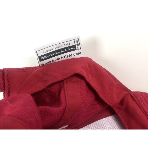 Retro The Tay Bank Beechfield Adjustable Red Violin Golf Cap NWT - Picture 8 of 8